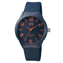   Ceas damă Q&Q quartz, carcasă și curea albastră, cadran albastru VR28J022Y