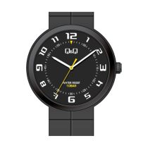   Ceas bărbătesc Q&Q quartz, carcasă și curea neagră, cadran negru VS14J005Y