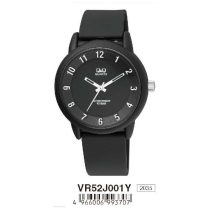   Ceas bărbătesc Q&Q quartz, carcasă și curea neagră, cadran negru VR52J001Y