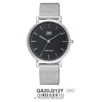 Ceas bărbătesc Q&Q quartz, carcasă argintie QA20J212Y