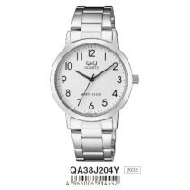 Ceas bărbătesc Q&Q quartz, carcasă argintie QA38J204Y