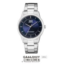 Ceas bărbătesc Q&Q quartz, carcasă argintie QA44J202Y