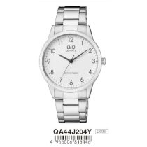 Ceas bărbătesc Q&Q quartz, carcasă argintie QA44J204Y