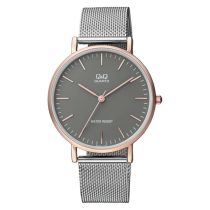   Ceas bărbătesc Q&Q quartz, culoare rosegold/argintiu QA20J412Y