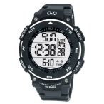 Ceas bărbătesc Q&Q plastic, quartz/LCD, negru M124J002Y