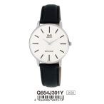 Ceas bărbătesc Q&Q quartz, carcasă argintie Q854J301Y