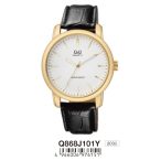 Ceas bărbătesc Q&Q quartz, carcasă aurie Q868J101Y