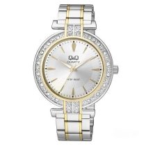 Ceas damă Q&Q fashion, quartz, bicolor Q885J401Y