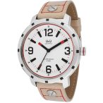 Ceas bărbătesc Q&Q quartz, carcasă argintie Q916J304Y