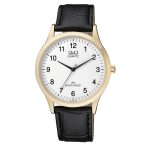 Ceas bărbătesc Q&Q quartz, carcasă aurie C212J104Y