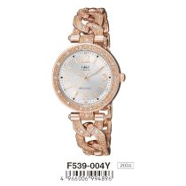 Ceas damă Q&Q fashion, quartz, culoare rosegold F539-004Y