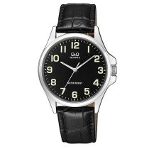 Ceas bărbătesc Q&Q quartz, carcasă argintie QA06J305Y