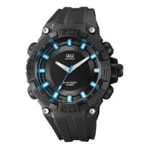 Ceas bărbătesc Q&Q plastic, quartz, negru VR60J007Y