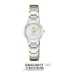 Ceas damă Q&Q quartz, bicolor, QA43J401Y