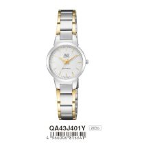 Ceas damă Q&Q quartz, bicolor, QA43J401Y