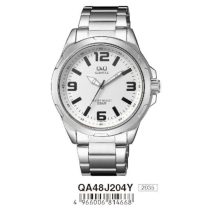 Ceas bărbătesc Q&Q quartz, argintiu, QA48J204Y