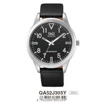 Ceas bărbătesc Q&Q quartz, carcasă argintie, QA52J305Y