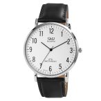 Ceas bărbătesc Q&Q quartz, carcasă argintie, QZ02J304Y