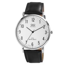 Ceas bărbătesc Q&Q quartz, carcasă argintie, QZ02J304Y