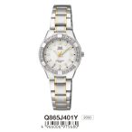 Ceas damă Q&Q quartz, carcasă bicolor, Q865J401Y