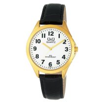 Ceas bărbătesc Q&Q quartz, carcasă aurie, C192J104Y