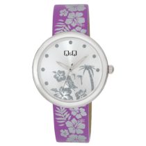 Ceas damă Q&Q quartz, carcasă argintie, KV53-341Y