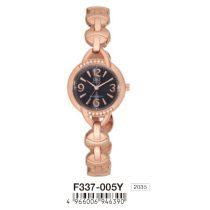 Ceas damă Q&Q fashion, quartz, culoare rosegold, F337-005Y