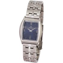   ASTRON 5270-2 elegáns férfi karóra, ezüst színű nemesacél tok, ezüst színű nemesacél csat, római számos kék számlap, keményített ásványüveg, quartz szerkezet, cseppmentes vízállóság