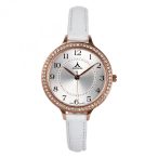 Ceas de damă rosegold ASTRON, curea de piele