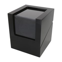   Óraforgató doboz, 1db órához, kívűl fekete magasfényű felület, belül fekete textil
