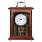   Pendul rotativ MERION de lemn, mecanism quartz, culoare stejar