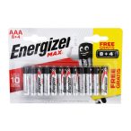 Energizer Max Alkáli Mikro Elem, AAA B 12 / db