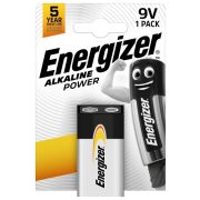 Energizer Power Alkáli 9V Elem B1 /db